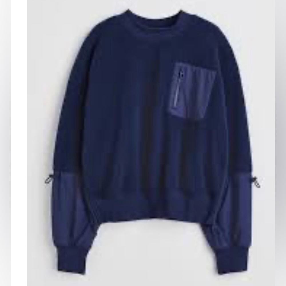 H&M Pullover Quarter Zip Teddy Sweater Jacket  Women’s Small